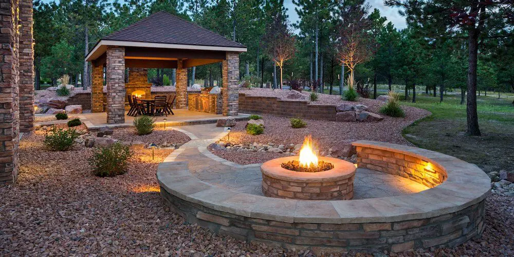 outdoor kitchen fire pit installation company olympia