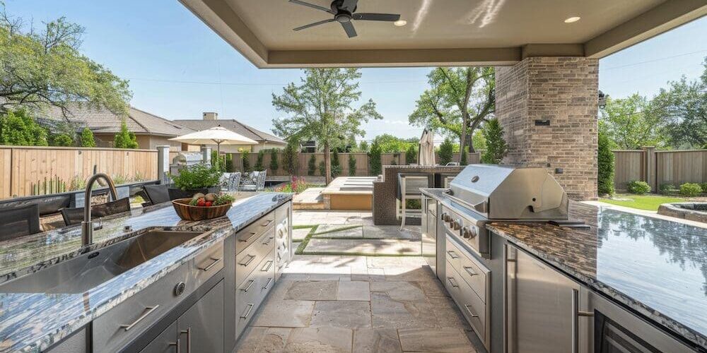 outdoor kitchen design installation